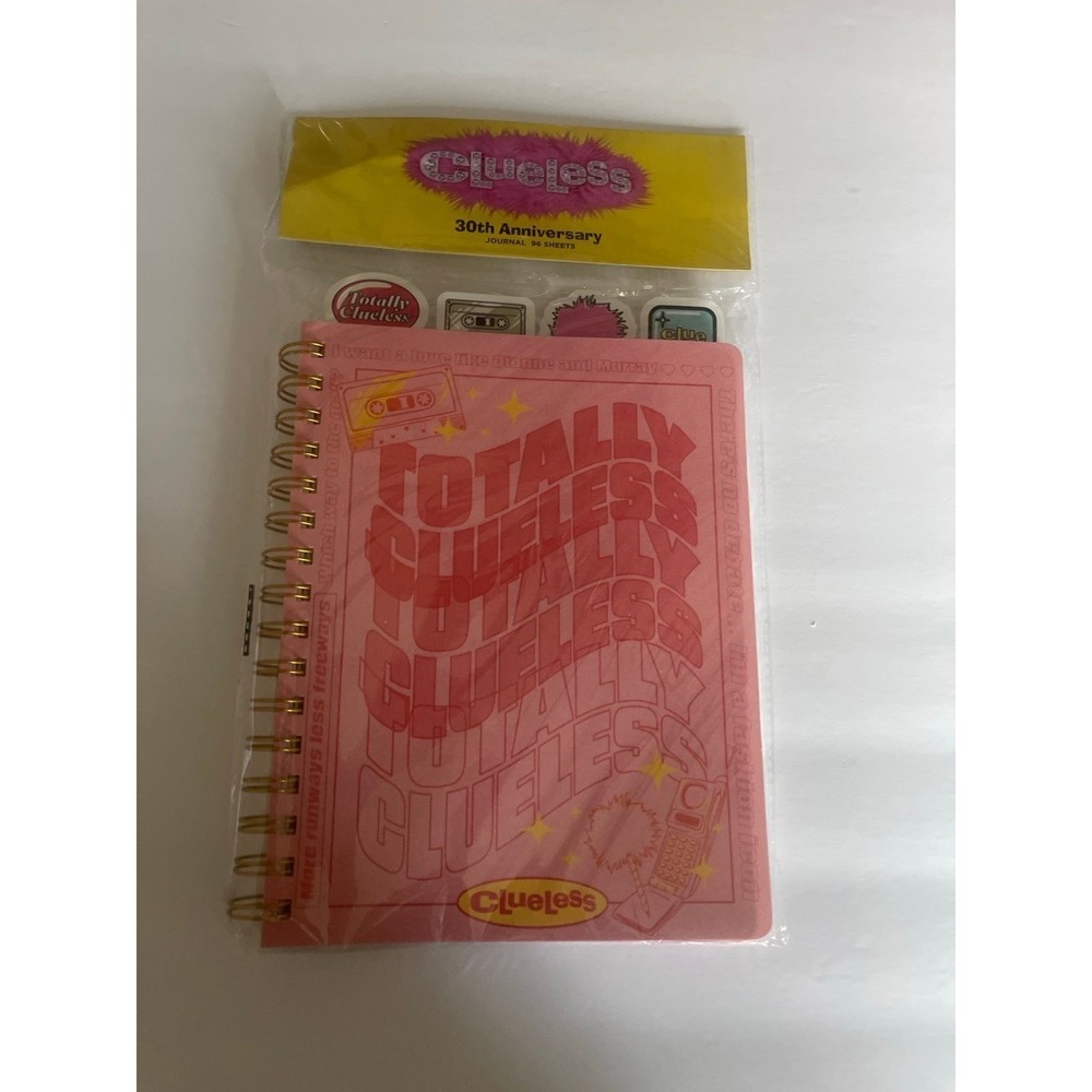 This Clueless 30th Anniversary journal + sticker set